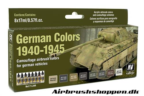 71.206 German Colors 1940-1945 8 x 17 ml